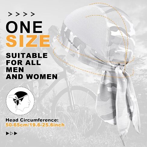 Do Rags Bandana Cap Men Women Sun Protection Quick Drying Cycling Cap Summer Hat in Saudi Arabia