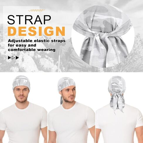 Do Rags Bandana Cap Men Women Sun Protection Quick Drying Cycling Cap Summer Hat in Saudi Arabia