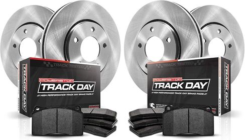 مجموعة الفرامل الأمامية والخلفية Power Stop TDBK114 Track Day - دوارات الفرامل ووسادات الفرامل in Saudi Arabia
