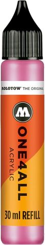 Molotow ONE4ALL Acrylic Paint Refill, For Molotow ONE4ALL Paint Marker, Neon Pink, 30ml Bottle, 1 Each (693.200) in Kuwait
