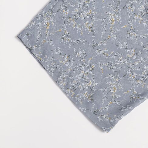 فستان نسائي كاجوال طويل برقبة على شكل حرف V مزين بطبعات زهور in Kuwait