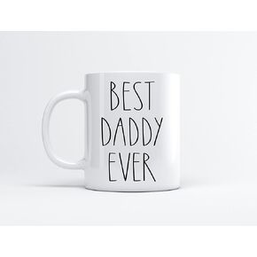 Best Daddy Ever Coffee Mug - Gifts for Christmas - Daddy Birthday Gifts Coffee Mug - Father's Day/Mother's Day - Family Coffee Mug For Birthday Present For The Best Daddy Ever Mug 11oz