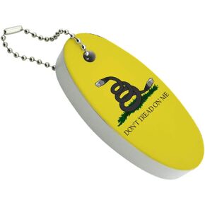 GRAPHICS & MORE Net Neutrality Don't Tread on Me Floating Keychain Oval Foam Fishing Boat Buoy Key Float