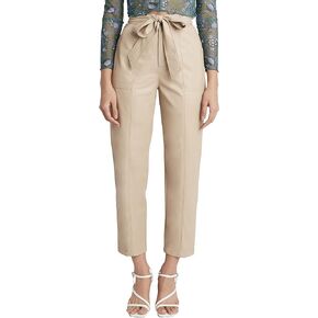 BCBGeneration Women's Faux Leather Pants with Zipper and Pockets