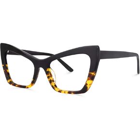 Vooglam Oversize Cat Eye Blue Light Blocking Glasses for Women Anti UV Eyestrain Computer Gaming TV Phone Glasses Bader