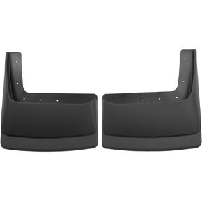 Husky Liners - Rear Mud Guards | 1999 - 2010 Ford F-350/F - 450 w/ Dual Rear Wheels, Rear Set - Black, 2 Pc. | 57451