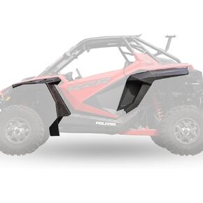 KIWI MASTER 2nd Gen Widened Fender Flares Extended Compatible with 2020-2024 Polaris RZR Pro XP, Pro R, Turbo R / 4 Accessories Replace OEM # 2884685 Extensions Mud Flaps Guards