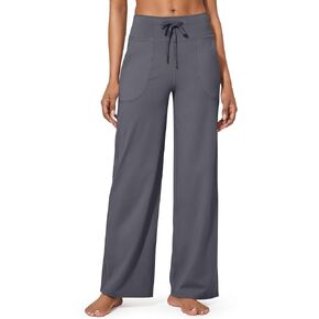 G4Free Wide Leg Pants for Women Yoga Pants High Waist Sweatpants with Pockets Stretch Lounge Pants Comfy Workout