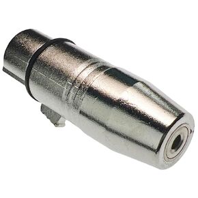 CESS XLR Female to 3.5mm Balanced TRS Female Microphone Adapter (1 Pack)
