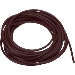 PATIKIL Rubber Cord Tube, 16ft Silicone Hollow Tubing 2mm OD 1mm ID for DIY Craft Beading Necklaces Bracelet, Black