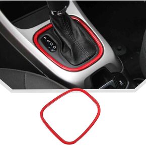 JeCar Center Console Gear Shift Panel Trim for Jeep Compass 2017-2020 Red Interior Accessories