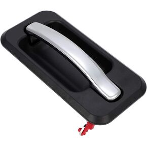 OCPTY Door Handle Exterior Rear Passenger Right Side Replacement Fit 2003-2009 for Hummer H2 Outside Door Handle Balck/Chrome (1pcs)