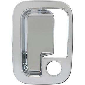 GG Grand General 50222 Chrome Plastic Exterior Door Handle Cover, Driver Side, for Peterbilt 06+, 1 Count (Pack of 1)