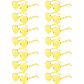 14 Pcs Heart Shaped Sunglasses for Women Heart Glasses Pack for Bachelorette Party Favor Valentines Gifts