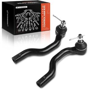 A-Premium 2 x Front Outer Tie Rod Ends, Compatible with Honda Civic 2006 2007 2008 2009 2010 2011