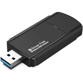USB 3.0 Wireless WiFi Adapter 1300Mbps Long Range Dongle Dual Band 5Ghz Network