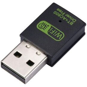 Antenna WiFi Receiver 5G Dongle Dual Band Wireless 600Mbps USB 2.0 Network Card