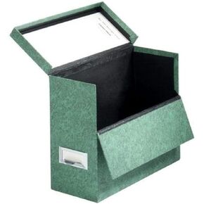 Globe-Weis/Pendaflex Fiberboard Transfer Case, Letter Size, Drop Front, Green (591 GRE)