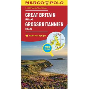 Great Britain and Ireland Marco Polo Map (Marco Polo Maps)