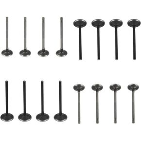 Set of 16 Intake Air-out Engine Valves Replacement for Chevrolet Cobalt HHR Malibu Cavalier Pontiac G5 G6 Grand Am Sunfire Solstice Saturn L200 LW200 L100 LS LS1 LW1 Sky lon Vue Oldsmobile Alero