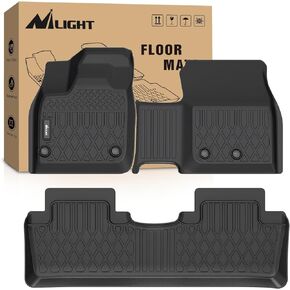 Nilight TPE Floor Mats for Nissan Ariya 2023 2024,All Weather Custom Fit Heavy Duty Floor Liners