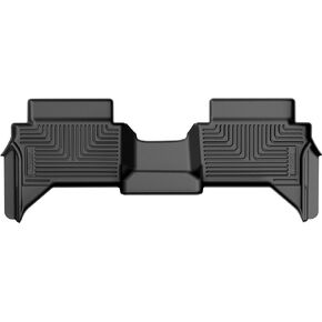 Husky Liners Weatherbeater Floor Mats | Fits 2024 Toyota Tacoma, Double Cab (Excludes Hybrid) | 2nd Row, 1-pc Black - 14921