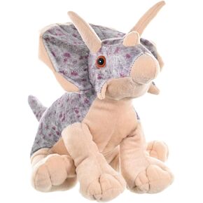 Wild Republic Triceratops Plush, Dinosaur Stuffed Animal, Plush Toy, Gifts For Kids, Cuddlekins 12", Multicolor, Model:10960