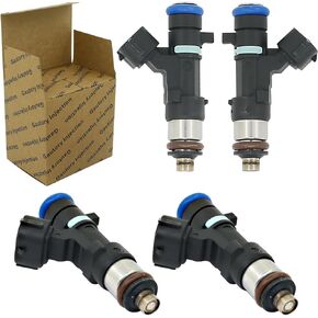 Fuel Injector Nozzles Compatible with Nissan 2007-2013 Altima 2006-2013 Rogue 2014 2015 Rogue Select 2007-2012 Sentra Replaces 0280158130 FJ1020 Set of 4