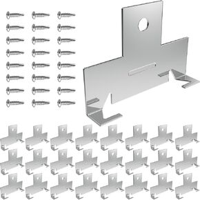 24PCS Retrofit Recessed Light Clips Housing C Clips for Downlight,with Self Tapping Screw,Metal Recessed Lighting Clips for Down Light Can Lighting,for use with Torsion Springs