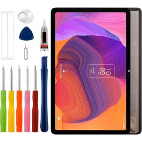 [New] Duotipa LCD Display Screen Digitizer Assembly Replacement for TCL Tab Pro 5G TCL Pro 5G 9198S with Technical Repair Tools Kit-Black.