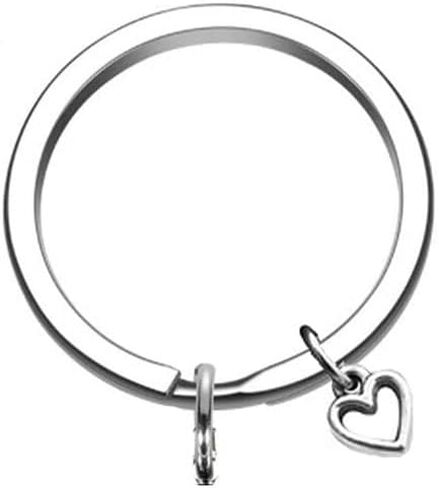 Personalized Metal Keychain Gift ，I will miss you every step of the long road，for Men Women Friend Birthday Anniversary jewellery gift in Saudi Arabia