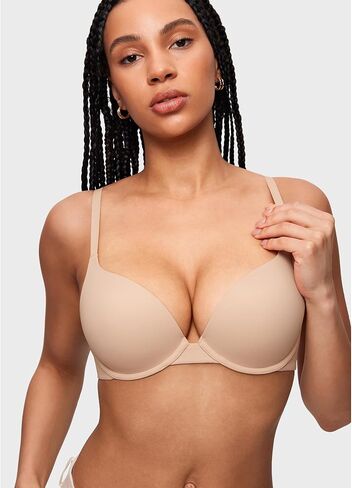 Women's Push Up Bra Tshirt Demi Supportive Bras Underwire Plunge Padded Comfortable Inbarely Plus Collection in Saudi Arabia