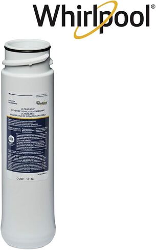 Whirlpool WHER25 Reverse Osmosis (RO) Filtration System With Chrome Faucet | Extra Long Life | Easy To Replace UltraEase Filter Cartridges, White in Saudi Arabia