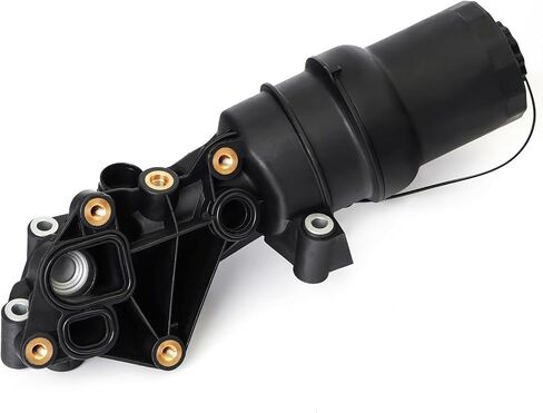 GDO Engine Oil Filter Base Housing Assembly 07K115397D Compatible with A-udi TTRS Mk2,Volkswagen 2.5L Jetta Golf Rabbit New Beetle Replaces 07K115397B, 07K115397A in Kuwait