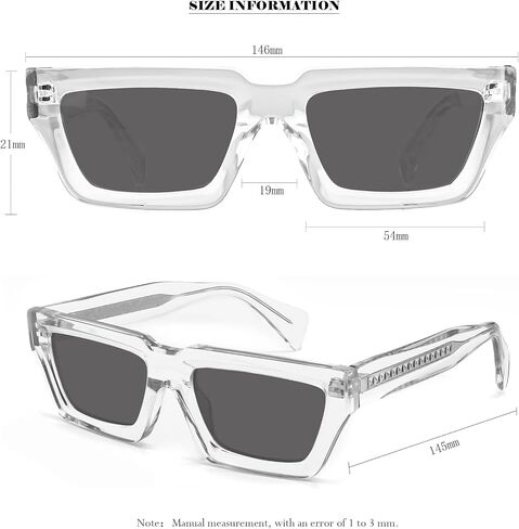 Trendy Polarized Sunglasses for Women and Men, High Definition, Anti-Glare 1943S in Saudi Arabia