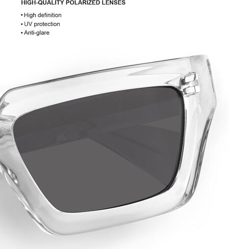 Trendy Polarized Sunglasses for Women and Men, High Definition, Anti-Glare 1943S in Saudi Arabia