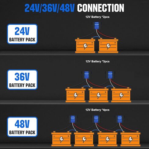 موازن بطارية صديق للبيئة، معادل بطارية 24 فولت، موازنة سريعة AGM/جل/ليثيوم وبطارية هيدريد معدن النيكل وسعة البطارية، إطالة عمر البطارية in Kuwait