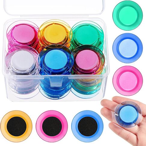 25 Pieces Round Magnets Refrigerator Magnets Whiteboard Magnets Mini Fridge Magnet Teacher Supplies for Home Schools Offices (Assorted Color,1.6 Inch) in Saudi Arabia