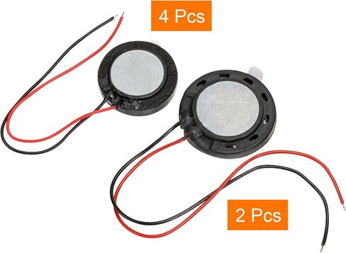 MECCANIXITY Mini DIY Magnetic Speaker 1W 8 Ohm Replacement Loudspeaker 2pcs 18mm 4pcs 15mm for Mobile Phone in Saudi Arabia