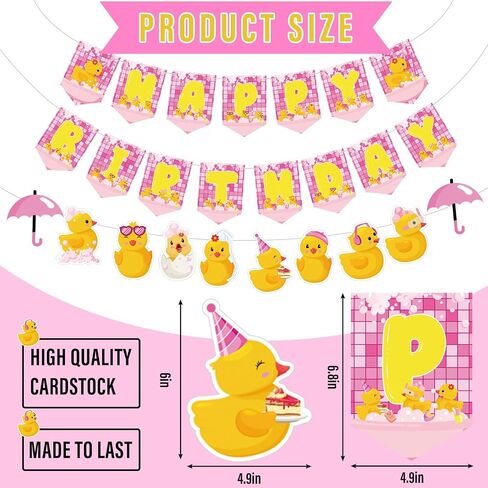 Outus 77 Pcs Bird Party Decorations Adult Bird HAPPY Birthday Party Decoration Include Banner Bird String Hanging Banner Pom Pom Flowers Hanging Swirls Latex Balloons Cupcake Topper in Saudi Arabia
