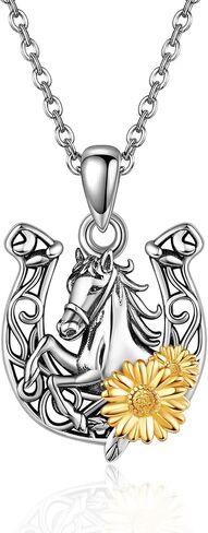 Star of David/Celtic Cross/Matching Couples/Music Note/Horseshoe Pendant Necklace S925 Sterling Silver Jewelry Gifts for Women Girls in Saudi Arabia