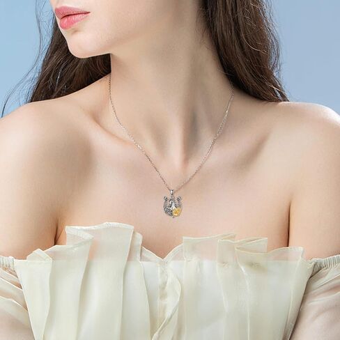 Star of David/Celtic Cross/Matching Couples/Music Note/Horseshoe Pendant Necklace S925 Sterling Silver Jewelry Gifts for Women Girls in Saudi Arabia
