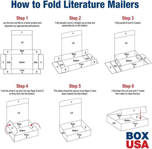 بريد إلكتروني من BOX USA BML882، مقاس 20.32 سم × 20.32 سم × 5.08 سم، أبيض (عبوة من 50 قطعة) in Saudi Arabia