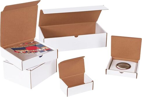 بريد إلكتروني من BOX USA BML882، مقاس 20.32 سم × 20.32 سم × 5.08 سم، أبيض (عبوة من 50 قطعة) in Saudi Arabia