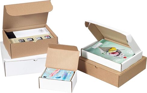 بريد إلكتروني من BOX USA BML882، مقاس 20.32 سم × 20.32 سم × 5.08 سم، أبيض (عبوة من 50 قطعة) in Saudi Arabia