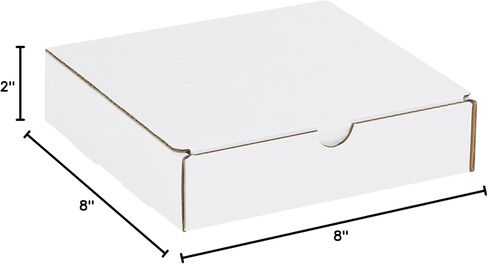 بريد إلكتروني من BOX USA BML882، مقاس 20.32 سم × 20.32 سم × 5.08 سم، أبيض (عبوة من 50 قطعة) in Saudi Arabia