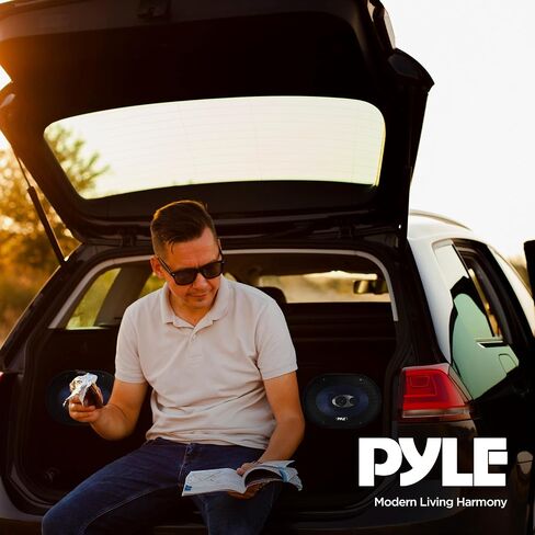 Pyle PL683BL 6x8 720 وات مكبرات صوت محورية للسيارة ثلاثية الاتجاهات - أزرق in Saudi Arabia
