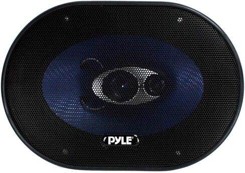 Pyle PL683BL 6x8 720 وات مكبرات صوت محورية للسيارة ثلاثية الاتجاهات - أزرق in Saudi Arabia