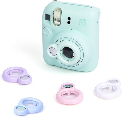 عدسة TYUANDOUER القريبة متوافقة مع كاميرا Fujifilm Instax Mini 12 الفورية مع مرآة صورة ذاتية، ملحقات مرآة سيلفي بعدسة Fuji Mini 12 - أبيض in Saudi Arabia