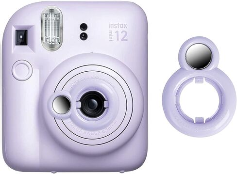 عدسة TYUANDOUER القريبة متوافقة مع كاميرا Fujifilm Instax Mini 12 الفورية مع مرآة صورة ذاتية، ملحقات مرآة سيلفي بعدسة Fuji Mini 12 - أبيض in Saudi Arabia